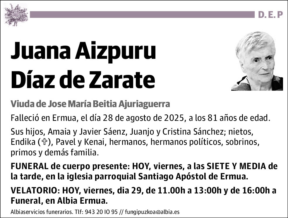 Juana Aizpuru Díaz de Zarate