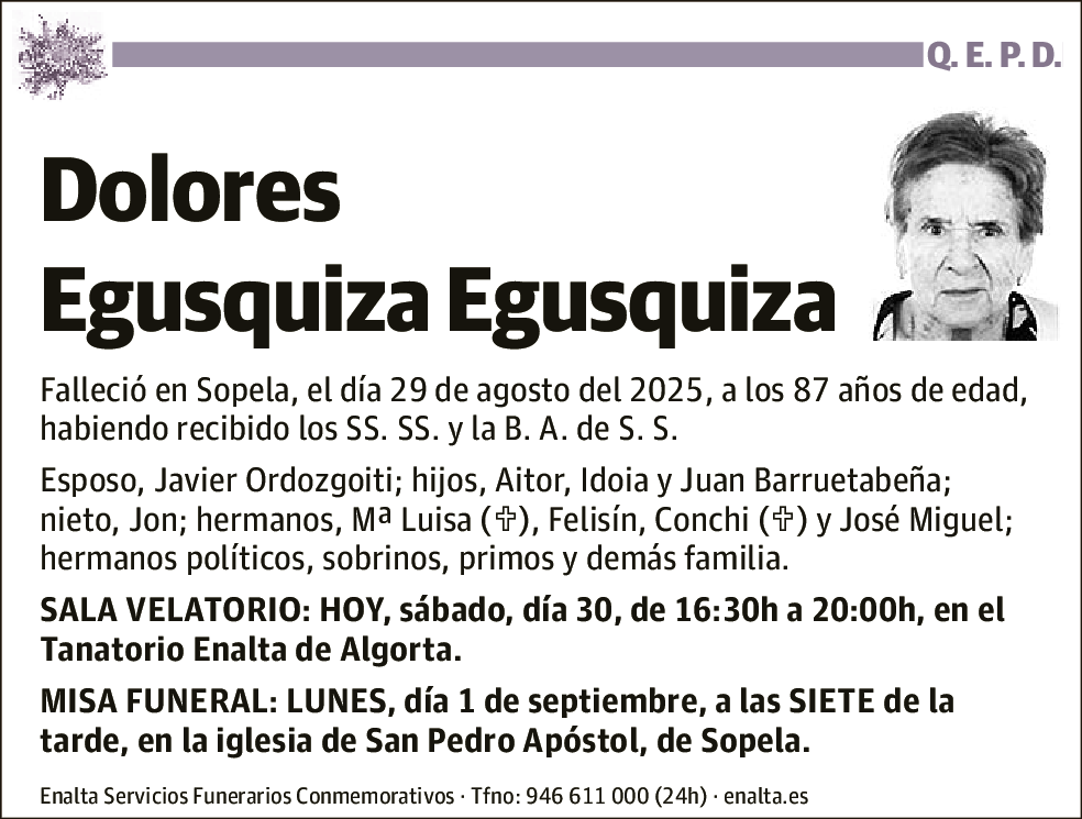 Dolores Eguskiza Eguskiza