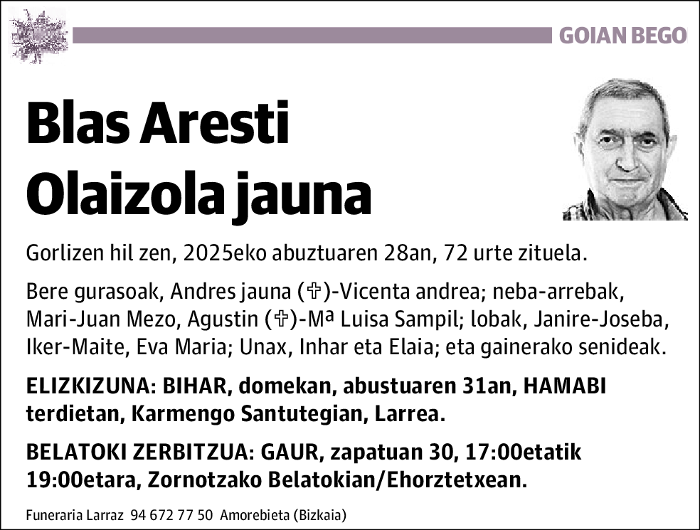 Blas Aresti Olaizola