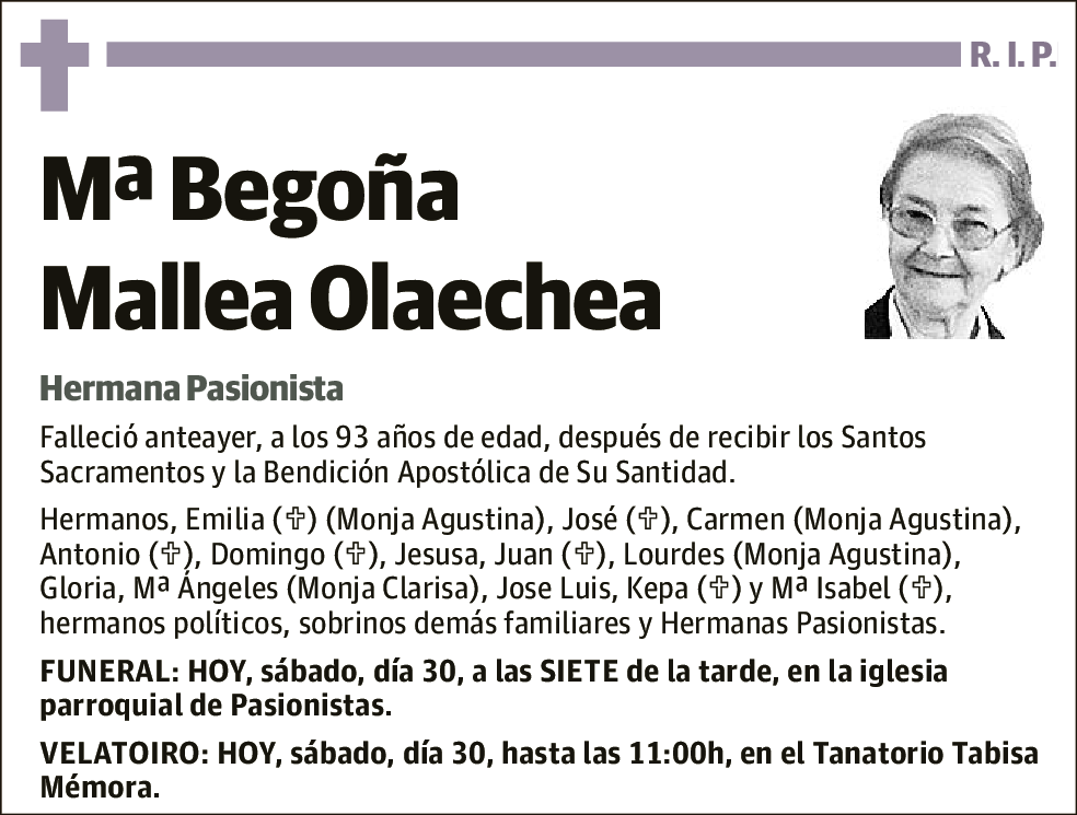 Mªbegoña Mallea Olaechea