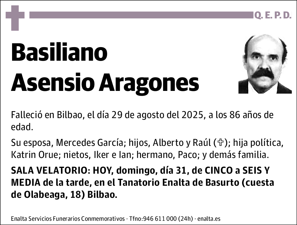Basiliano Asensio Aragones