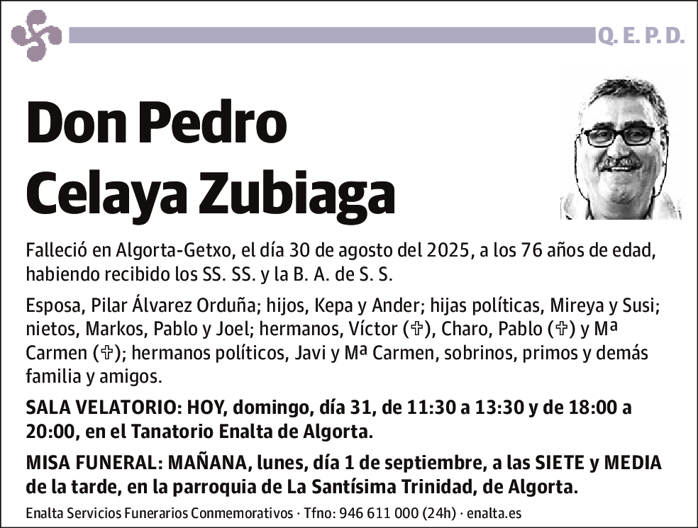 Pedro Celaya Zubiaga