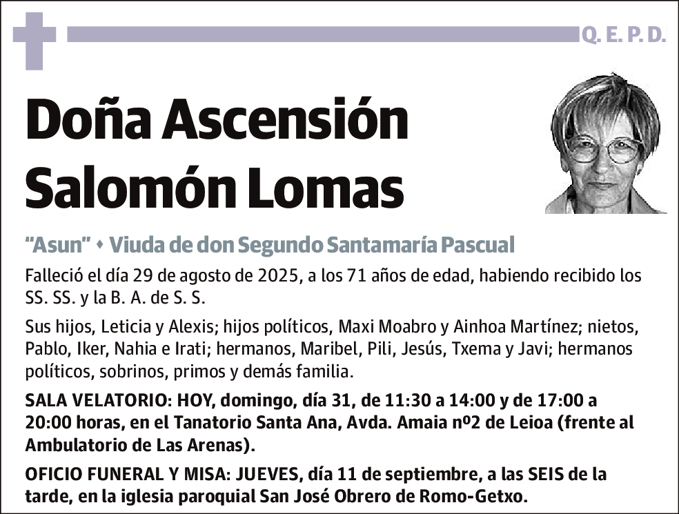 Ascensión Salomón Lomas