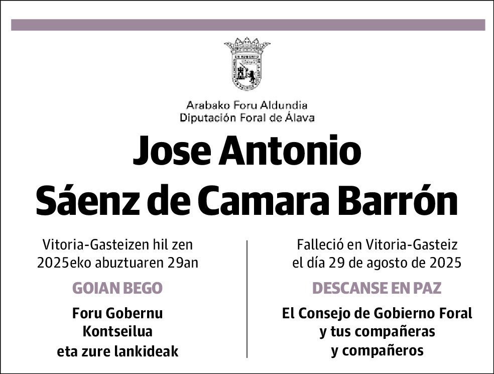 Jose Antonio Sáenz de Camara Barrón