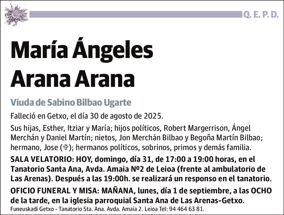 María Ángeles Arana Arana