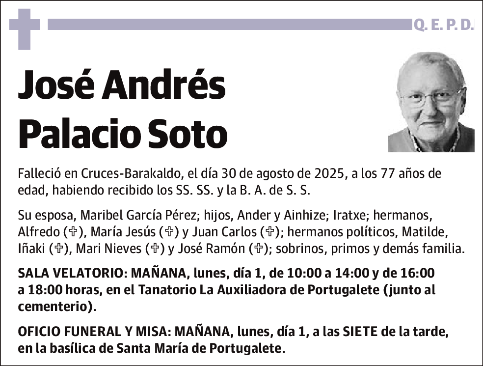 José Andrés Palacio Soto