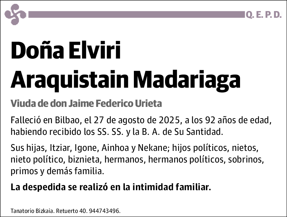 Elviri Araquistain Madariaga