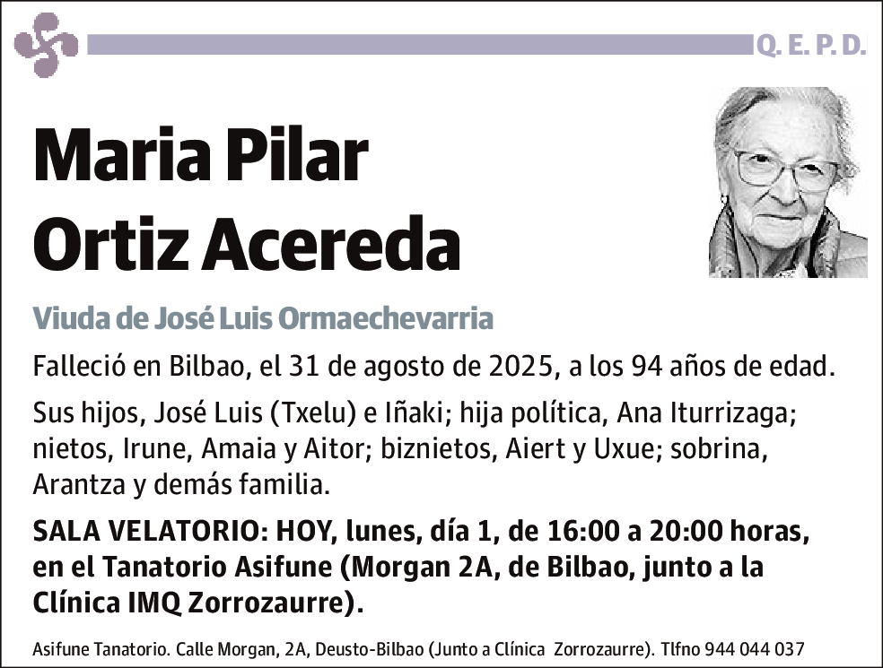 María Pilar Ortiz Acereda