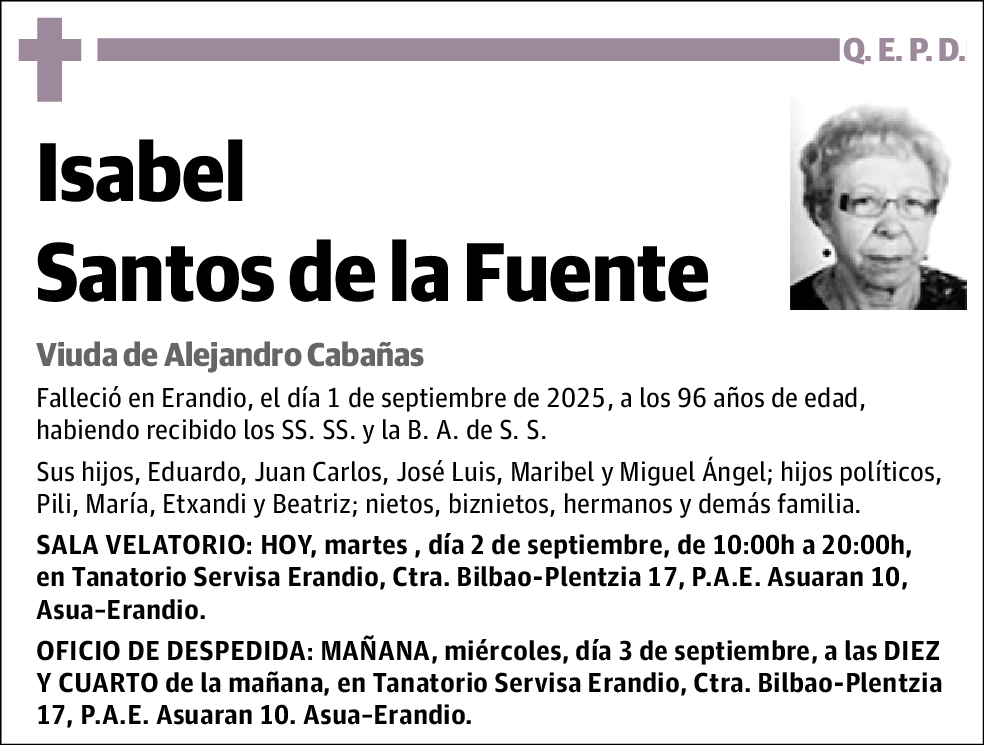 Isabel Santos de la Fuente