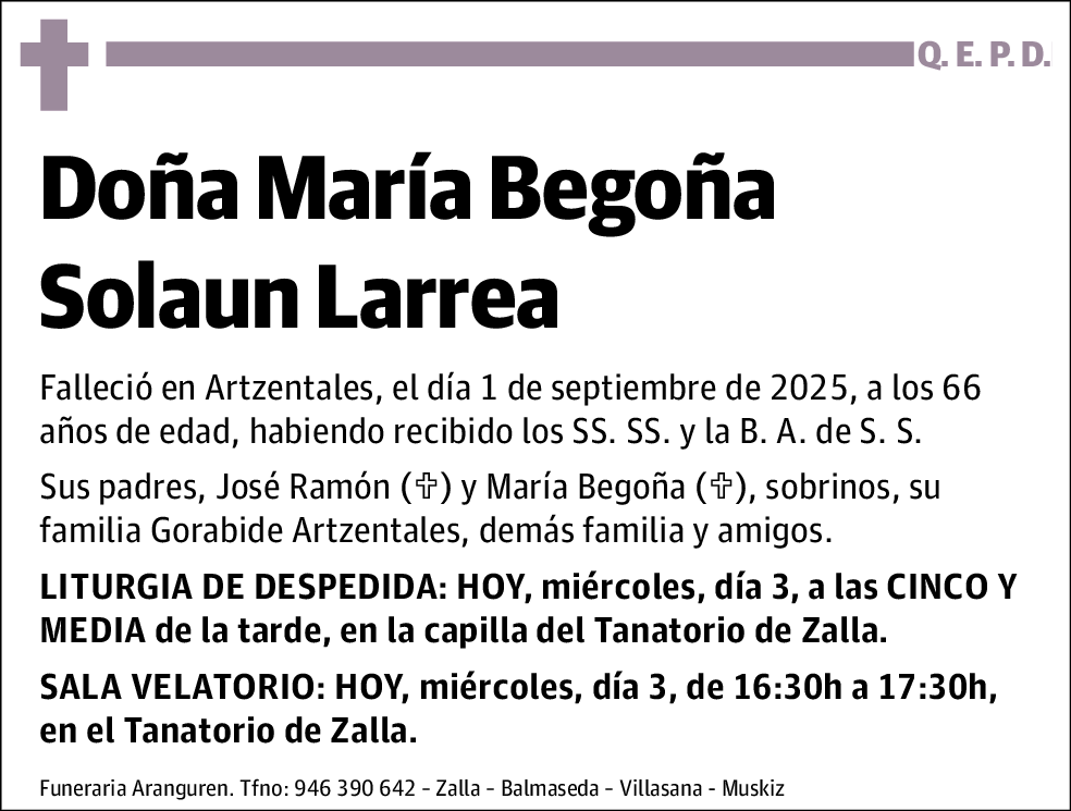 María Begoña Solaun Larrea