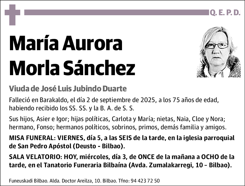 María Aurora Morla Sánchez