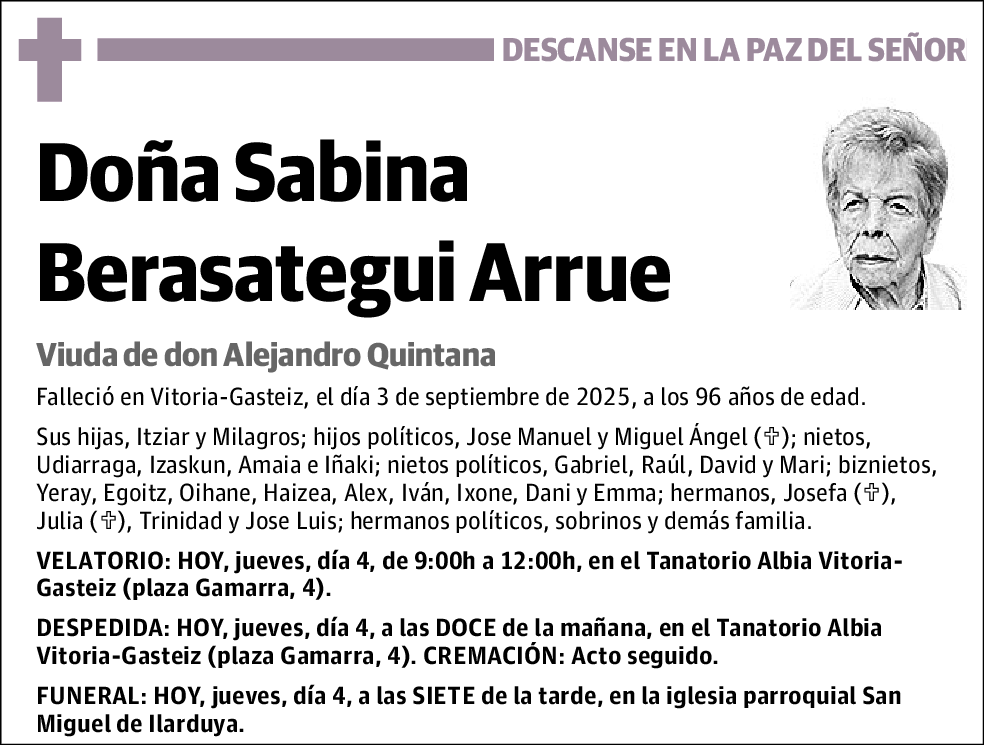 Sabina Berasategui Arrue