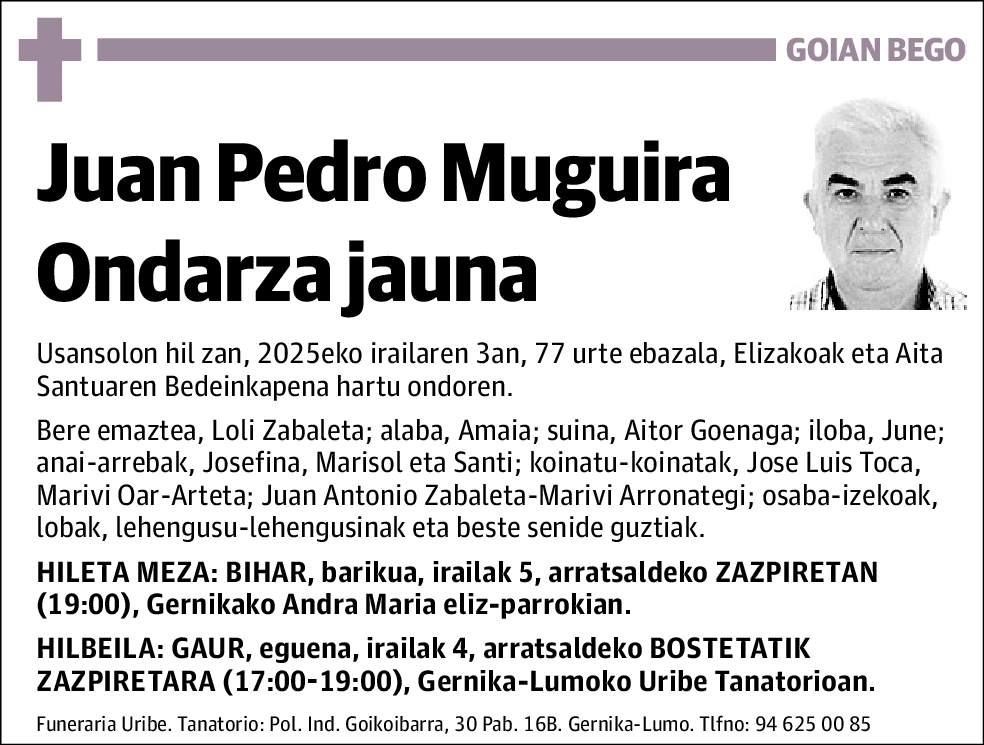 Juan Pedro Muguira Ondarza