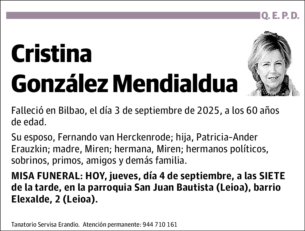 Cristina González Mendialdua