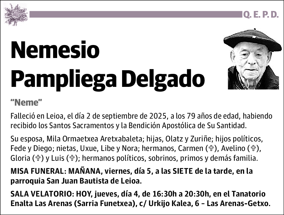 Nemesio Pampliega Delgado