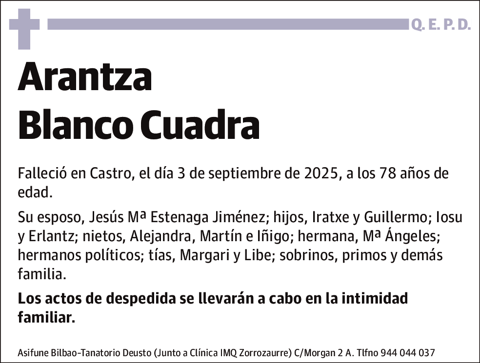 Arantza Blanco Cuadra