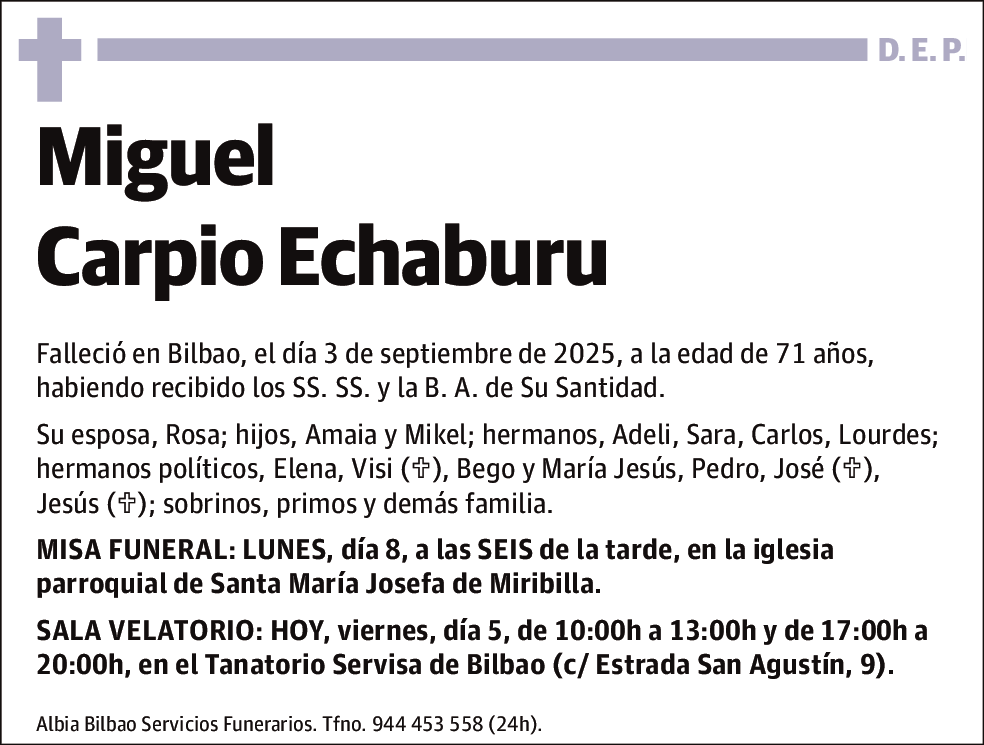 Miguel Carpio Echaburu