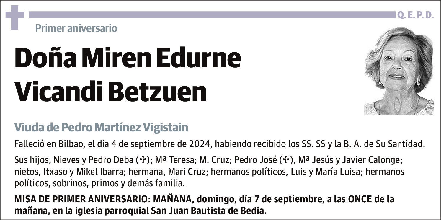 Miren Edurne Vicandi Betzuen