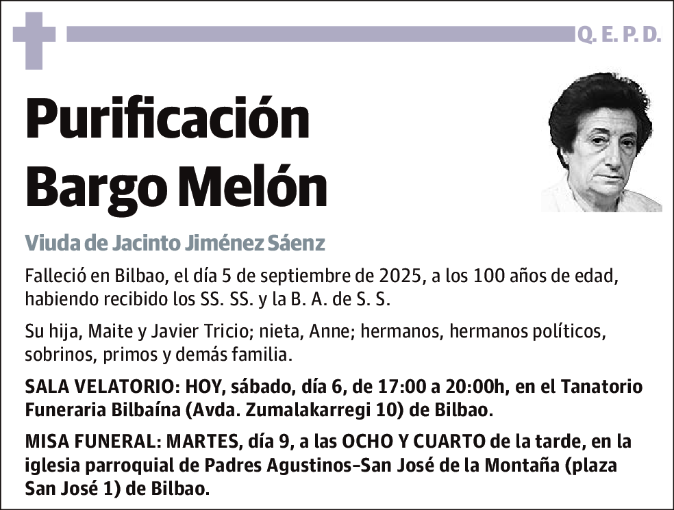 Purificación Bargo Melón