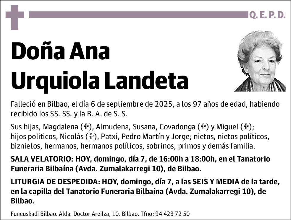 Ana Urquiola Landeta