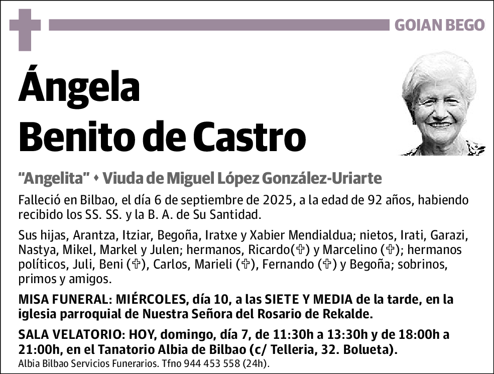 Ángela Benito de Castro