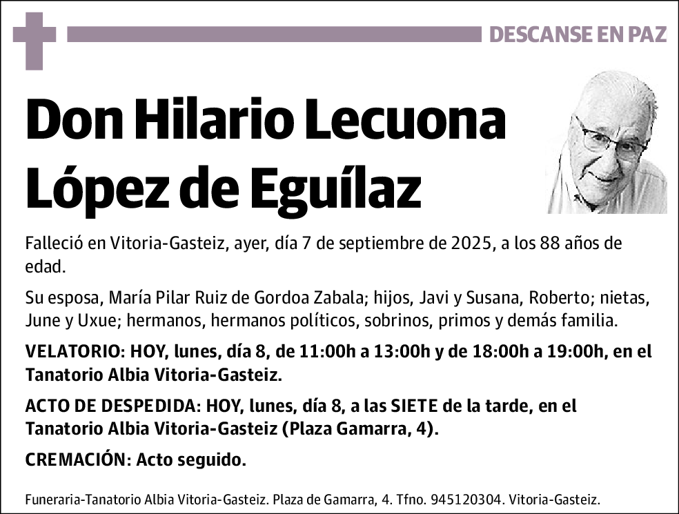 Hilario Lecuona López de Eguilaz