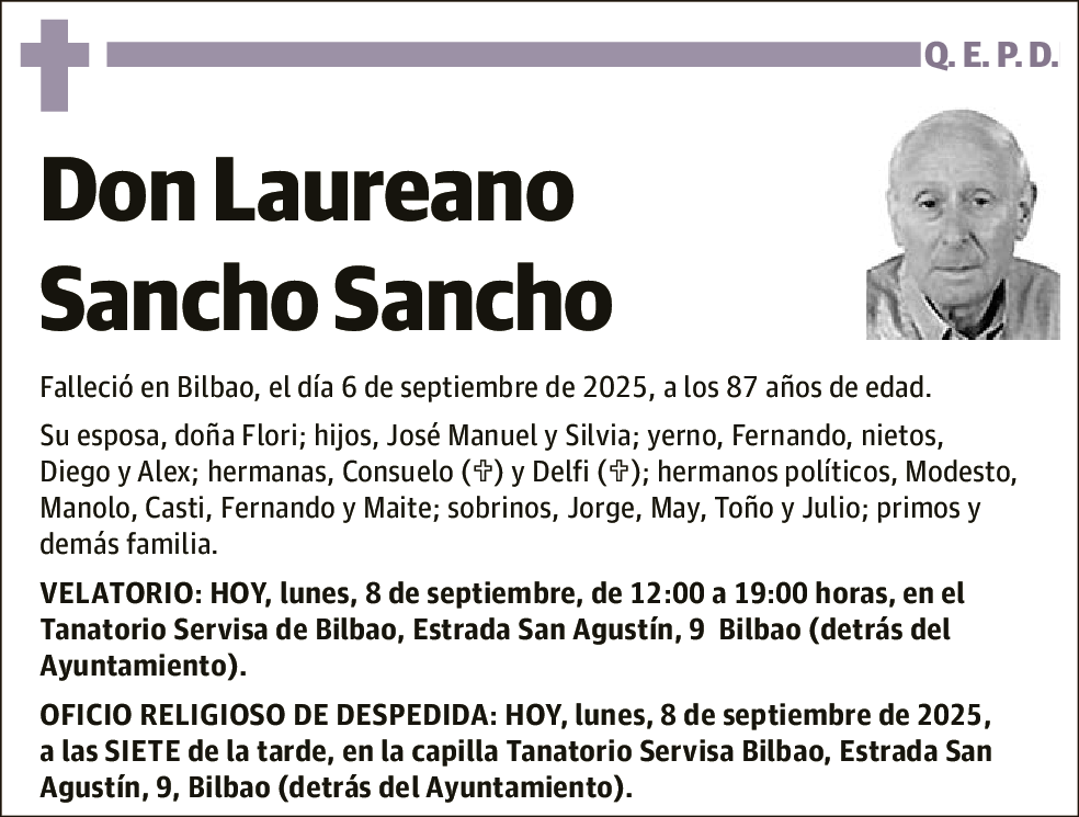 Laureano Sancho Sancho