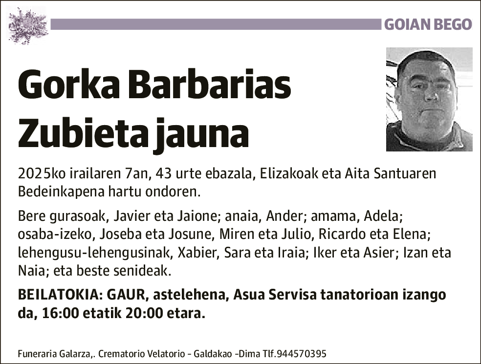 Gorka Barbarias Zubieta