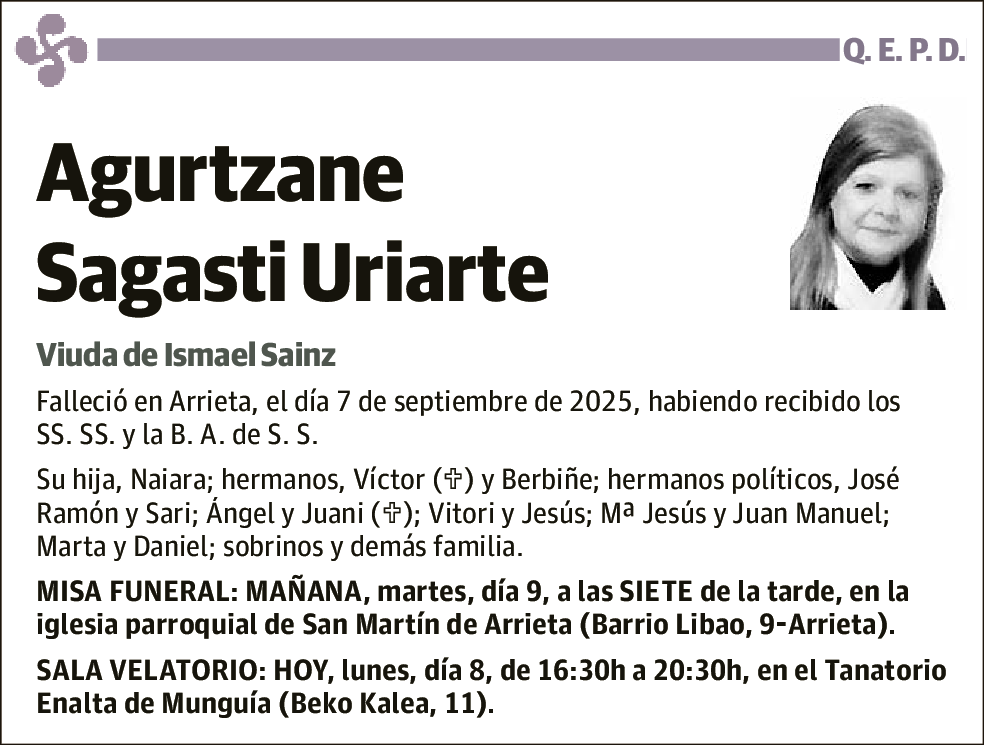 Agurtzane Sagasti Uriarte