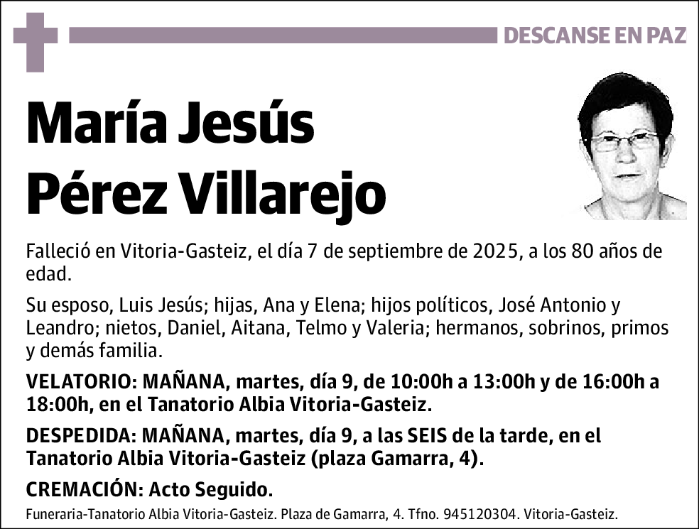 María Jesús Pérez Villarejo