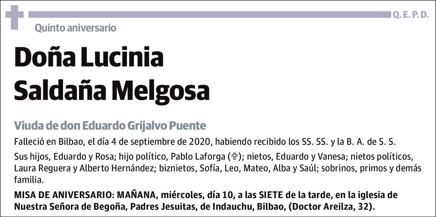 Lucinia Saldaña Melgosa