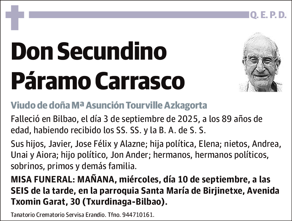 Secundino Páramo Carrasco