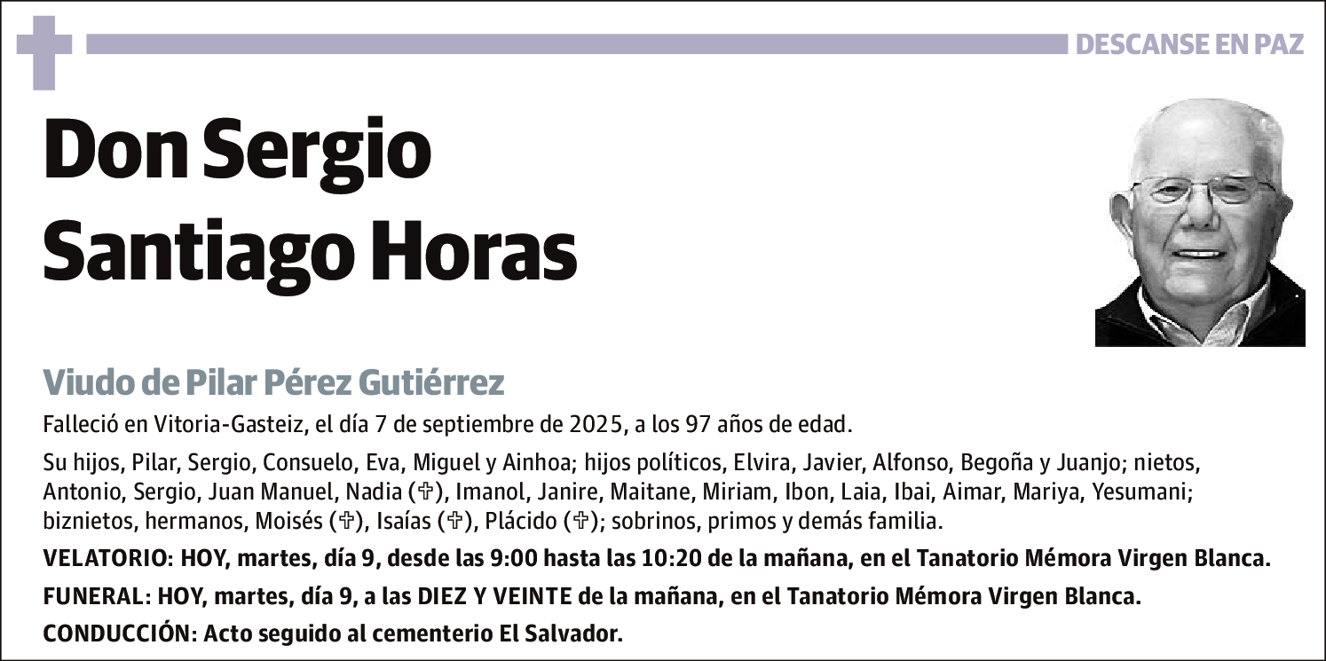 Sergio Santiago Horas