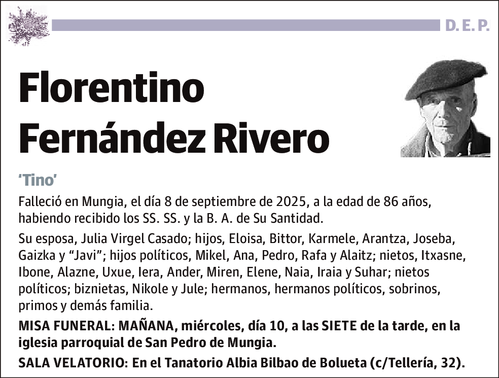 Florentino Fernández Rivero