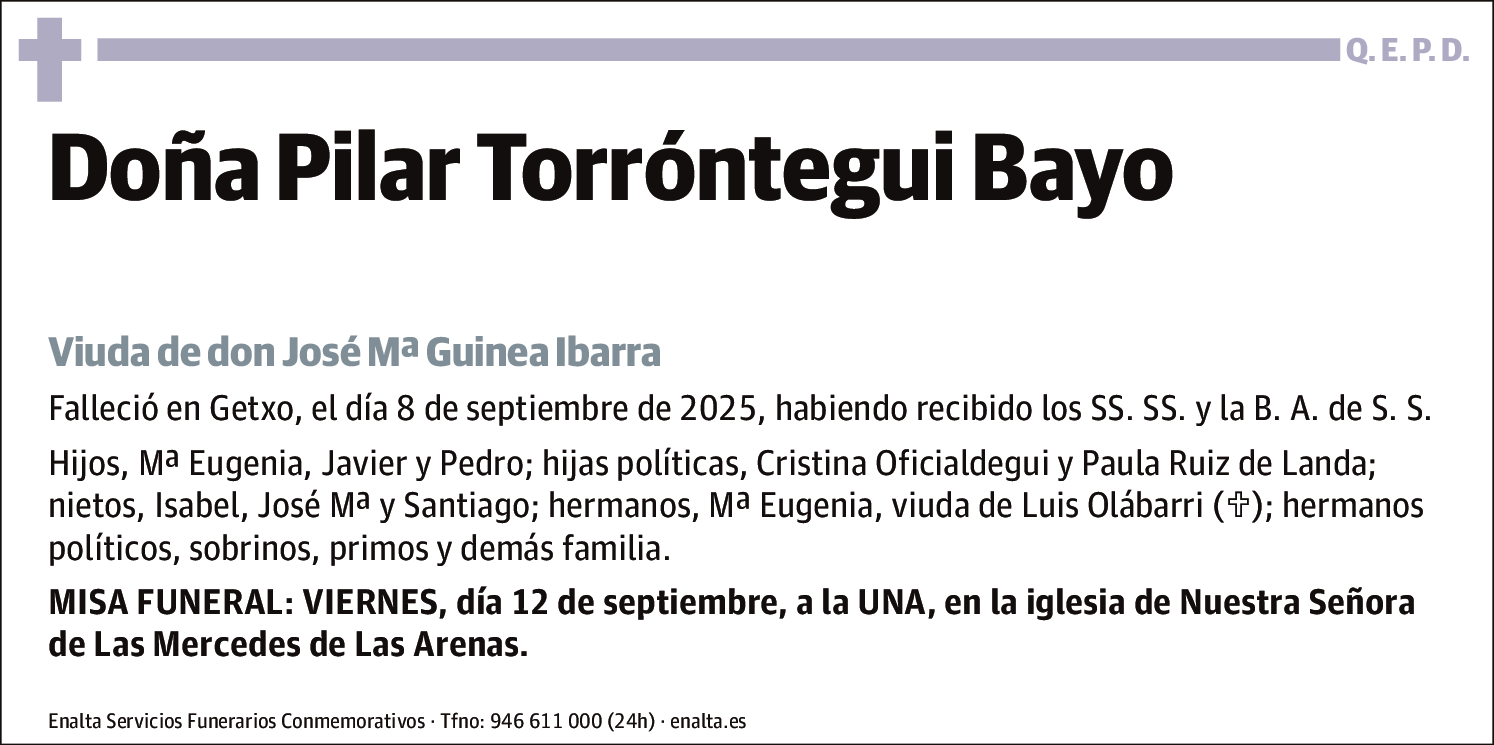Pilar Torróntegui Bayo