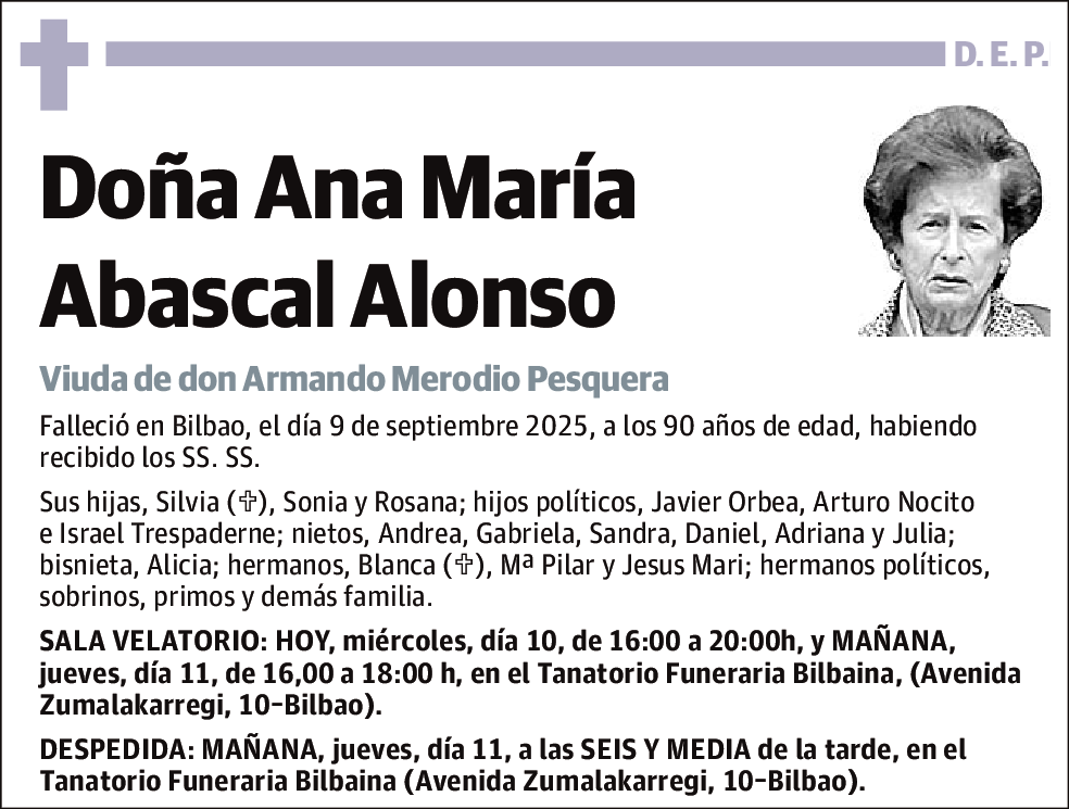 Ana María Abascal Alonso