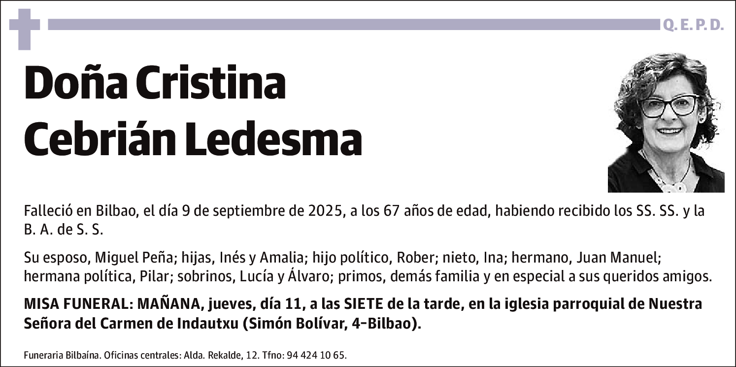 Cristina Cebrián Ledesma