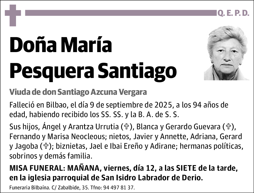 María Pesquera Santiago