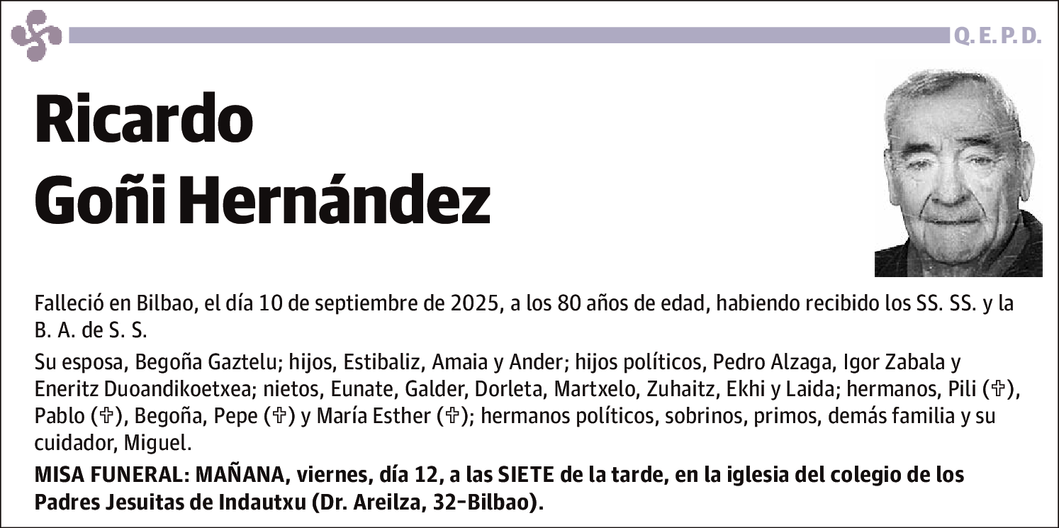 Ricardo Goñi Hernández
