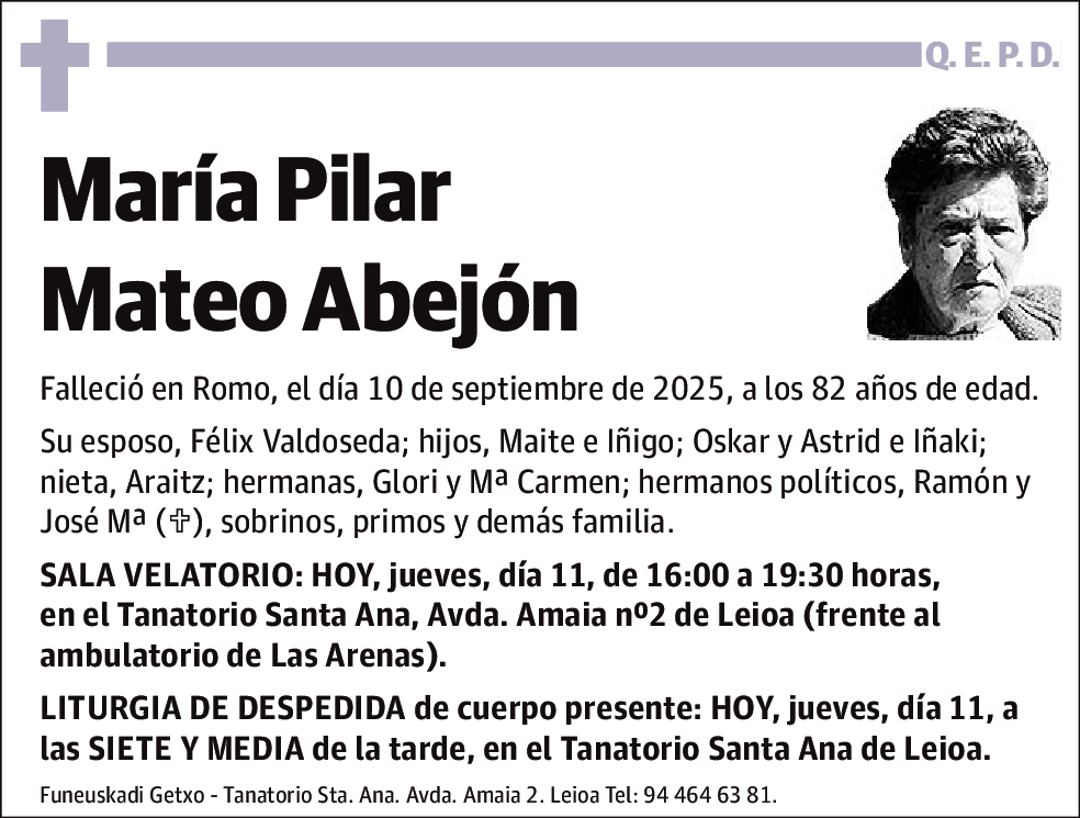 María Pilar Mateo Abejón