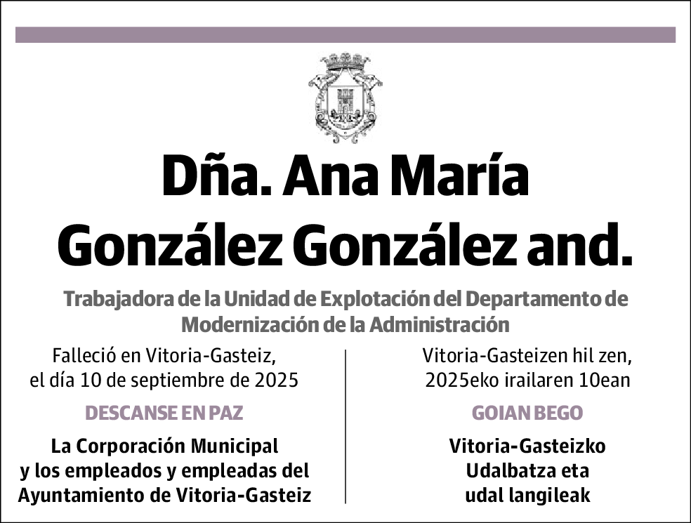 Ana María González González