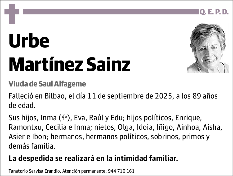 Urbe Martínez Sainz