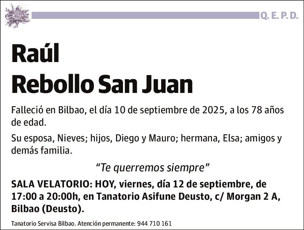 Raúl Rebollo San Juan