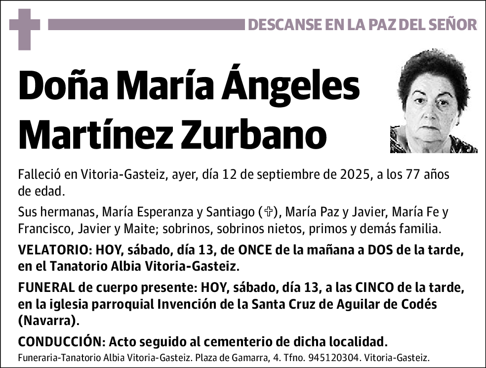 María Ángeles Martínez Zurbano