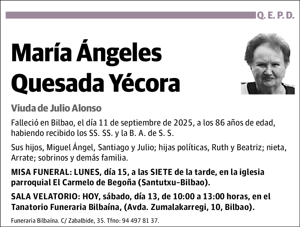 María Ángeles Quesada Yécora