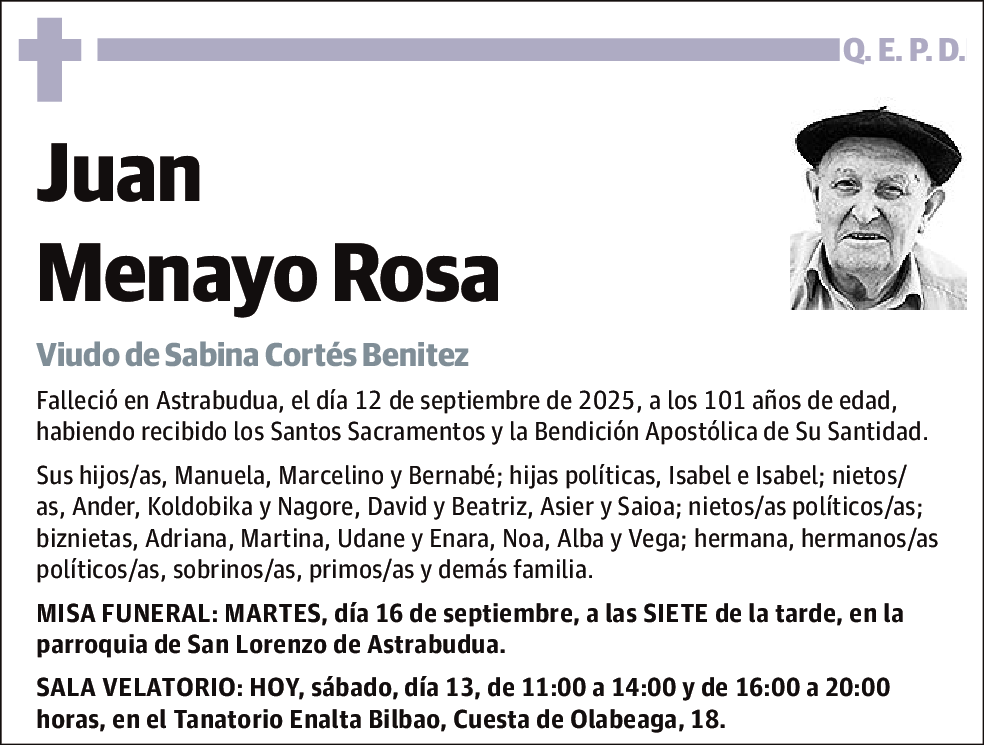 Juan Menayo Rosa
