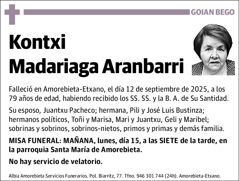 Kontxi Madariaga Aranbarri