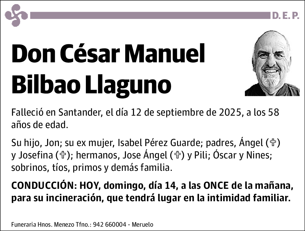César Manuel Bilbao Llaguno