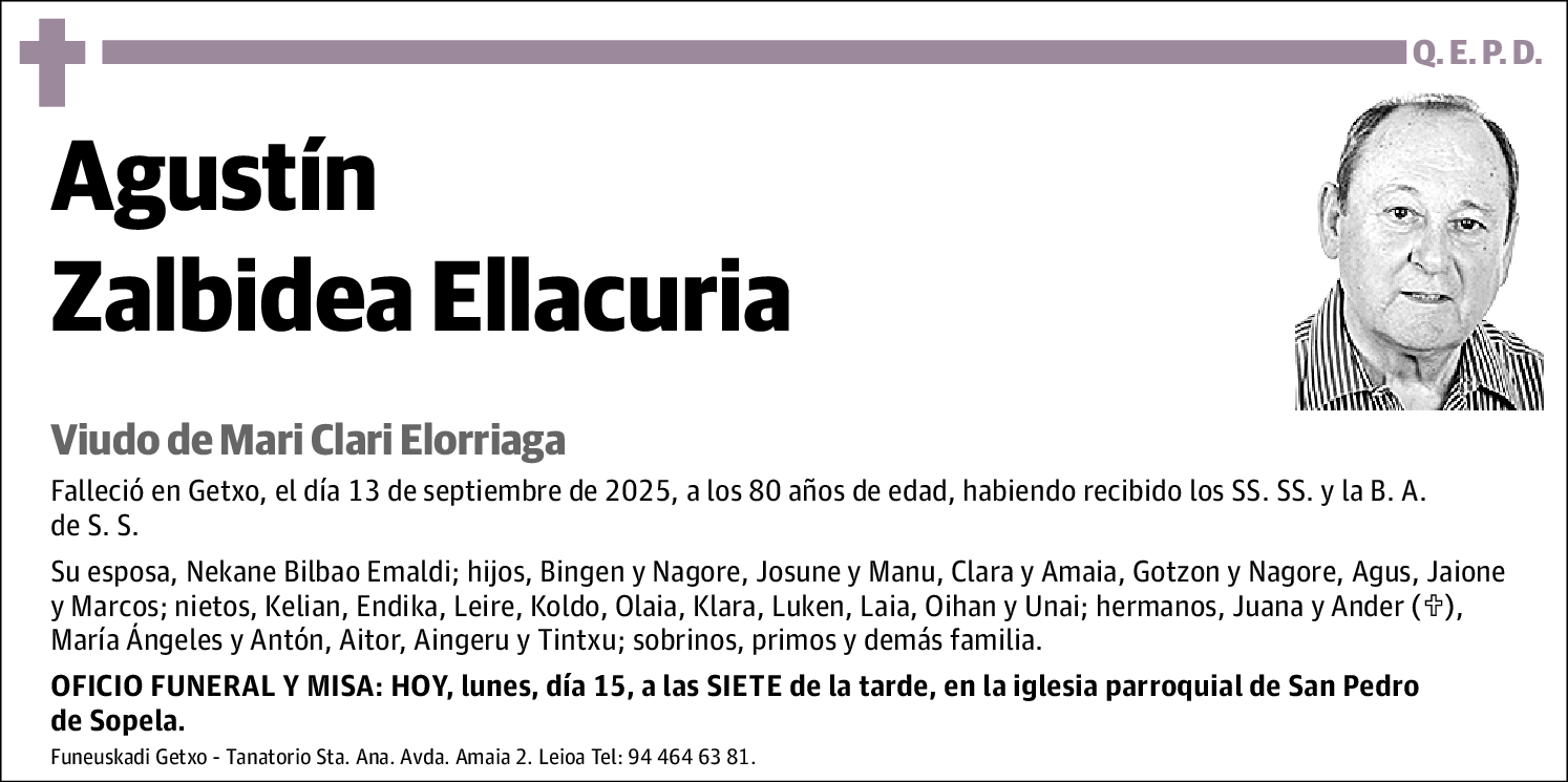 Agustín Zalbidea Ellacuria