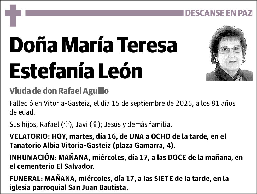 María Teresa Estefanía León